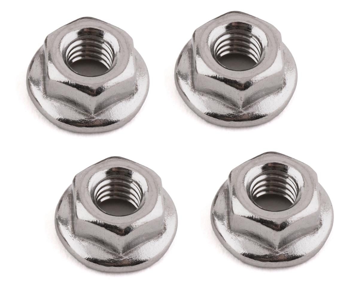 175RC Associated RB10 HD Stainless Steel Serrated 4mm Wheel Nuts [175 ...