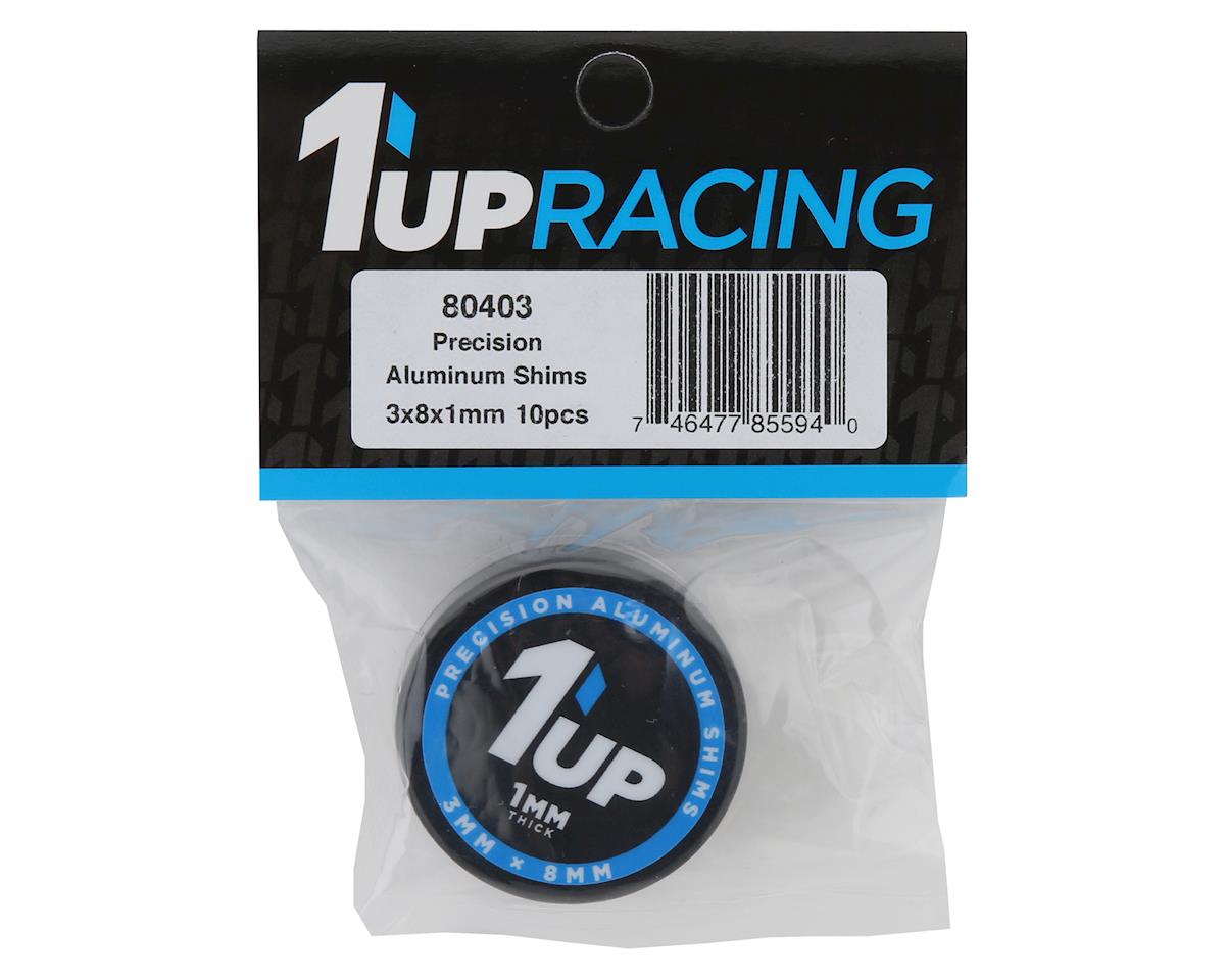 1up Racing 3x8mm Precision Aluminum Shims Black 10 1mm 1up80403 Amain Hobbies 0045