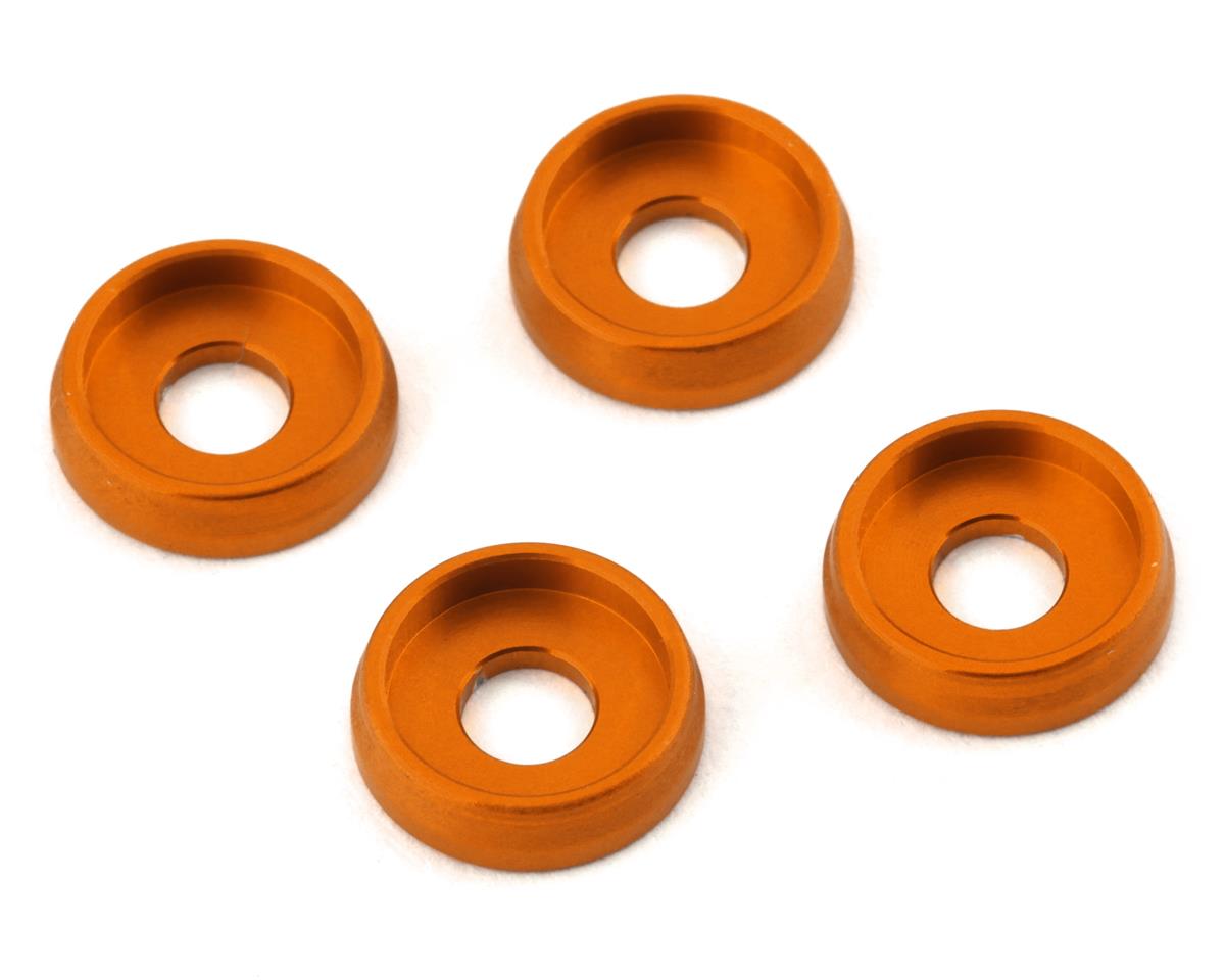 AMR 3mm Screw Washer (Orange) (4) [AMR026OR] - AMain Hobbies