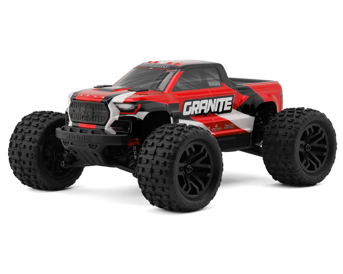 Arrma Granite Grom MEGA 4WD 380 Brushed 1/18 Monster Truck RTR (Red)