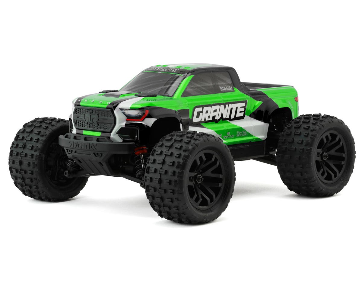 Arrma Granite Grom MEGA 4WD 380 Brushed 1/18 Monster Truck RTR (Green ...