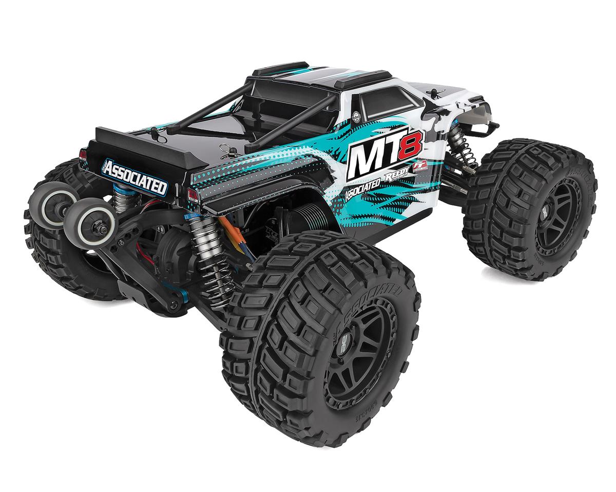 Team Associated RIVAL MT8 RTR 1/8 Brushless Monster Truck Combo (Teal ...