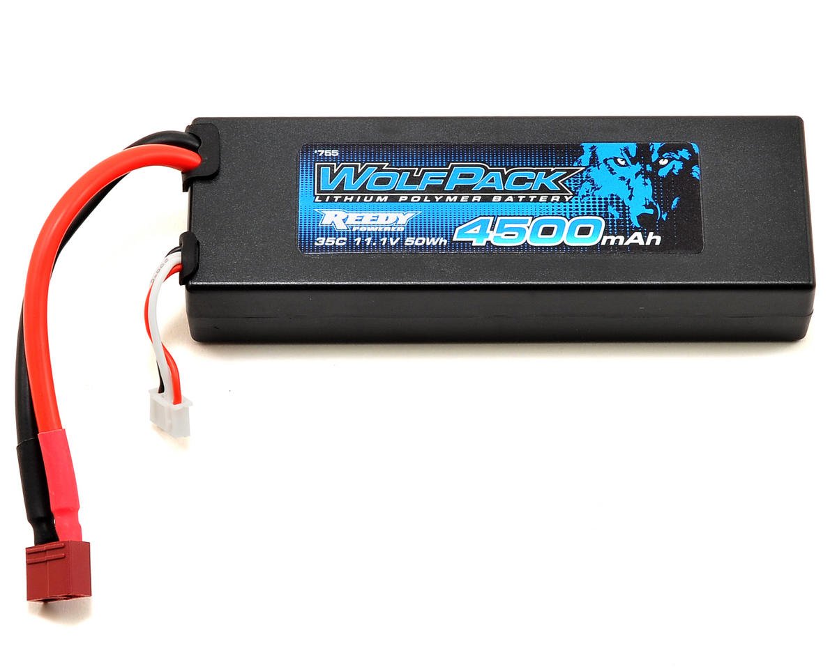 Reedy WolfPack 3S Hard Case 35C LiPo Battery Pack (11.1V/4500mAh) w/T-Style Connector ASC755