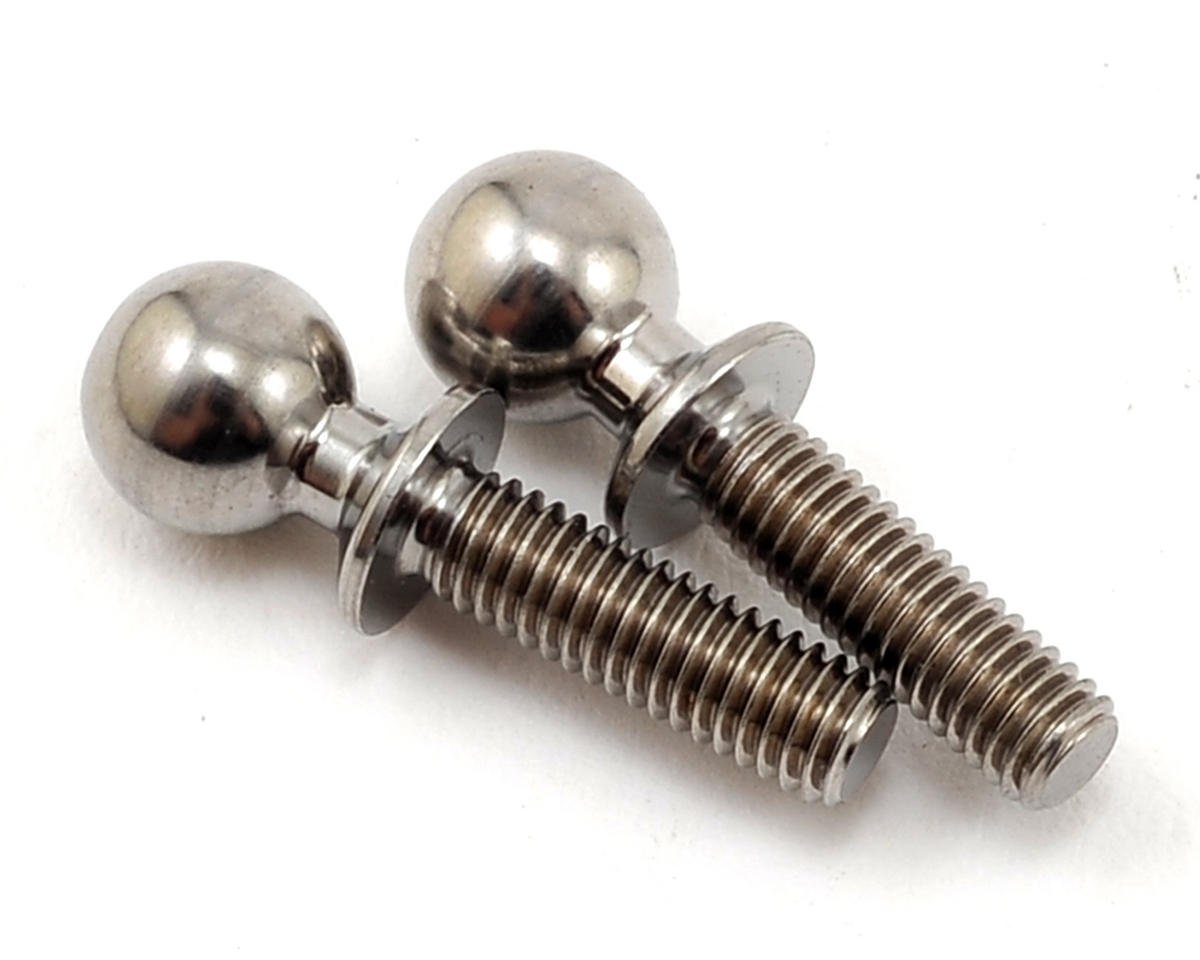 Team Associated 10mm Factory Team Heavy Duty Titanium Ball Stud Set (2)