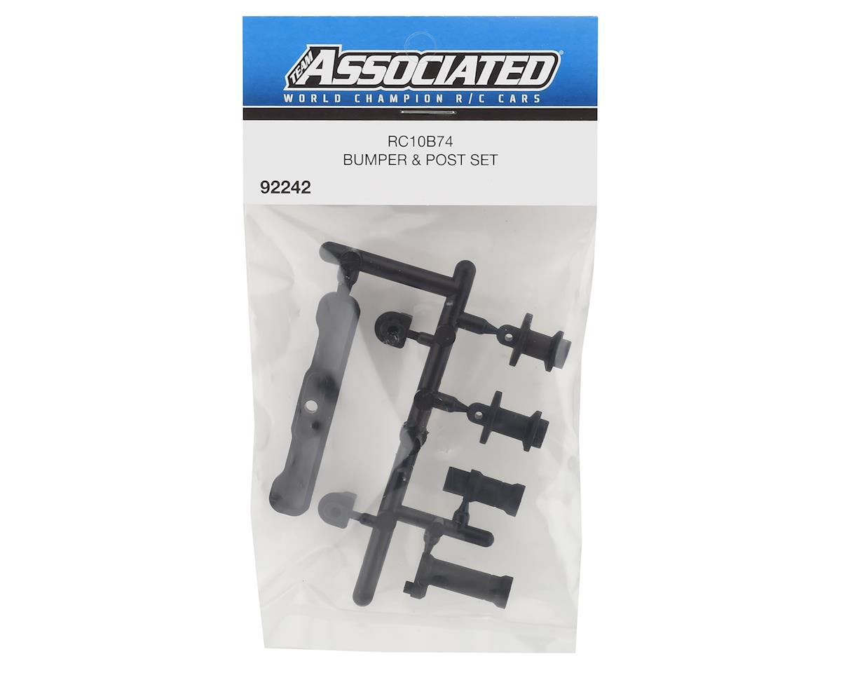 Team Associated RC10B74 Bumper & Post Set [ASC92242] - AMain Hobbies