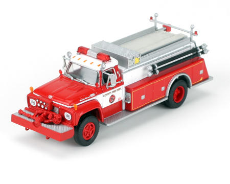 7 Pickup Truck HO 1955 Ford F-100 Fire Department No Athearn #ATH28103 