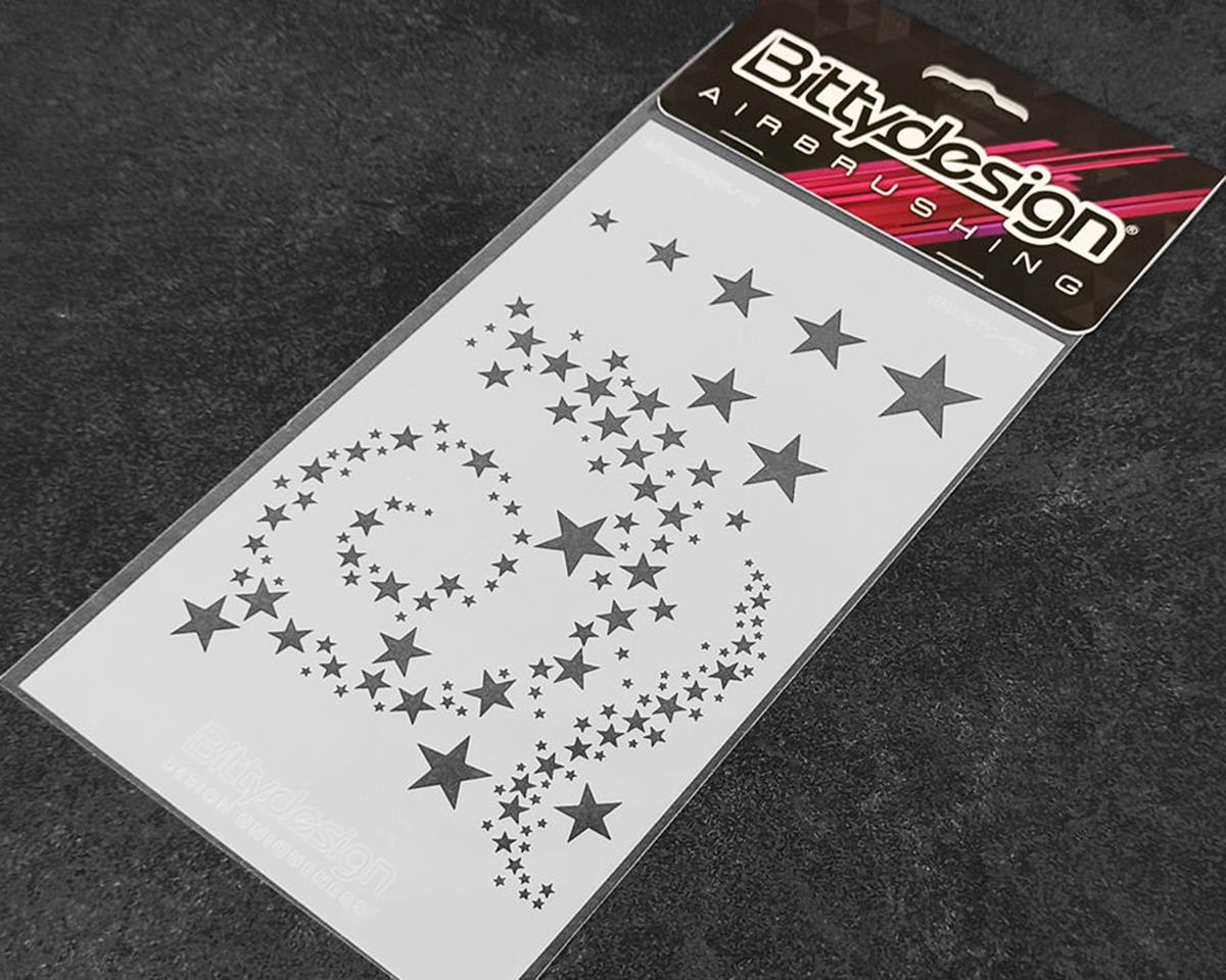 Bittydesign Vinyl Paint Stencil (Stars V2) [BDYSTC-021] - AMain Hobbies