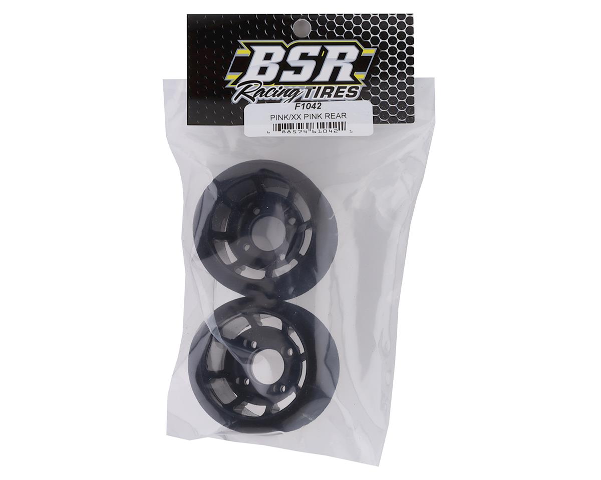 BSR Racing 1/10 Rear Mounted Foam Tires (Black) (2) (Pink/XX Pink ...