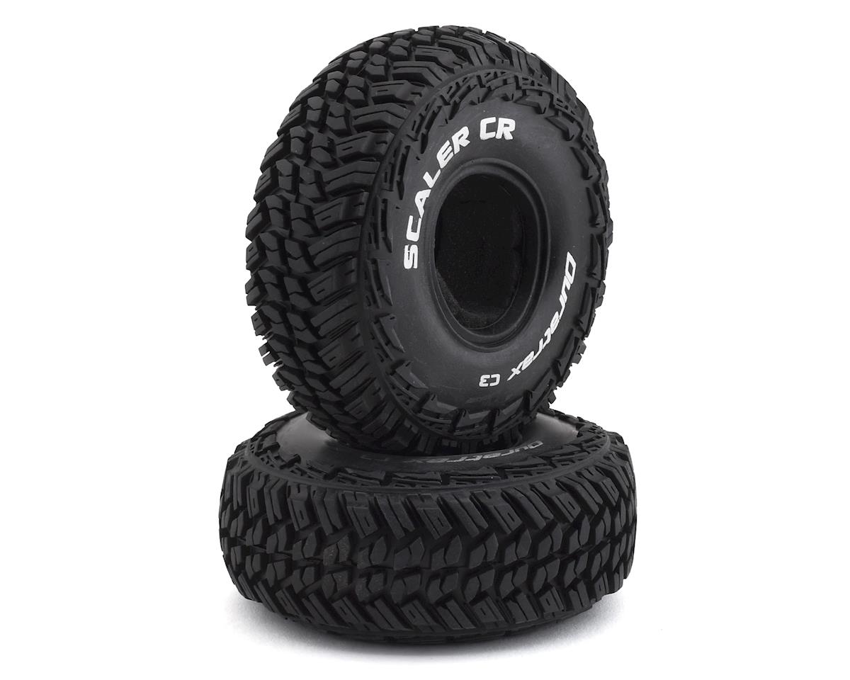Black 2 DuraTrax Scaler CR C3 Mounted 1.9" Crawler Tires 