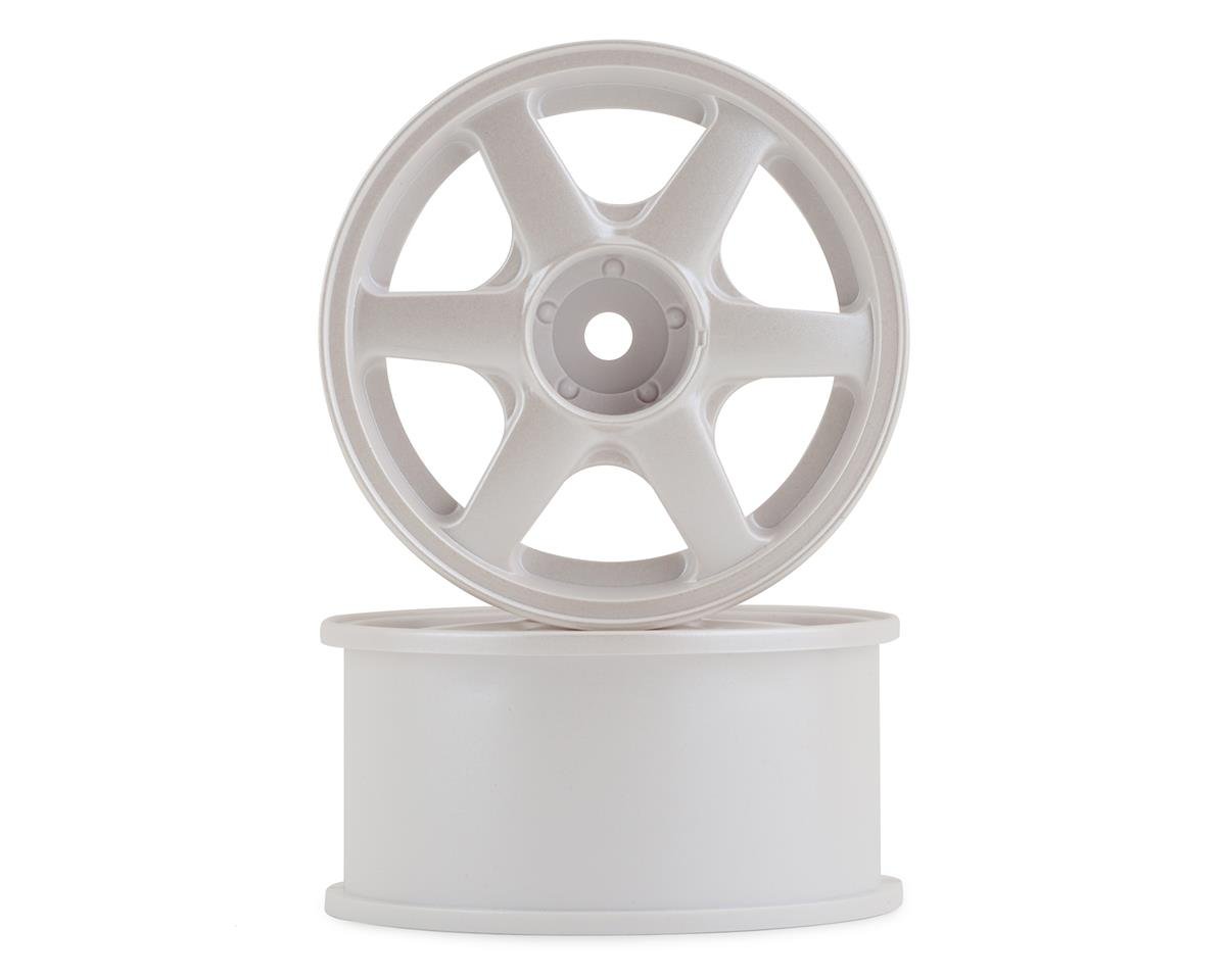 Mikuni Yokohama AVS VS6 6-Spoke Drift Wheels (Pearl White) (2) (5mm Offset)  [DW-725PW]