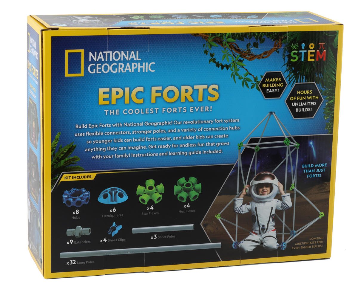 Blue Marble National Geographic Epic Forts Building STEM Kit ...