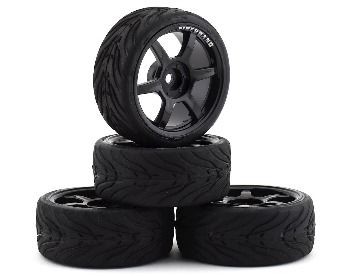 Firebrand RC Scorch RT3 Pre-Mounted On-Road Tires (4) (Black ...