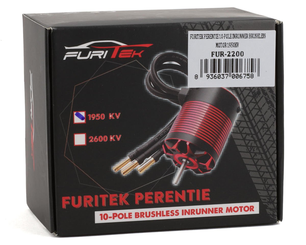 Furitek Perentie 10 Pole Inrunner Brushless Sensorless Motor (1950kV ...