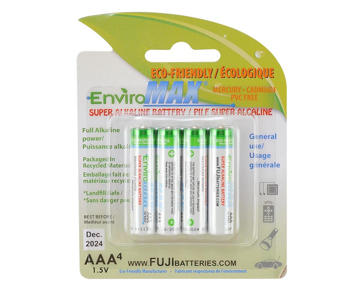 Fuji EnviroMAX AAA Super Alkaline Battery Four Pack