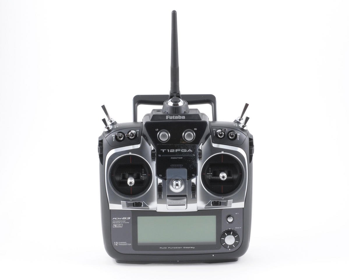 Futaba 12FGA 2.4GHz FASST Airplane Radio System w/R6014HS Receiver ...