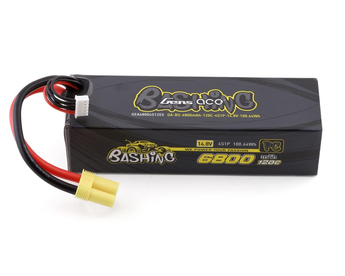 Gens Ace Bashing Pro 4s LiPo Battery Pack 120C (14.8V/6800mAh) GEA68004S12E5