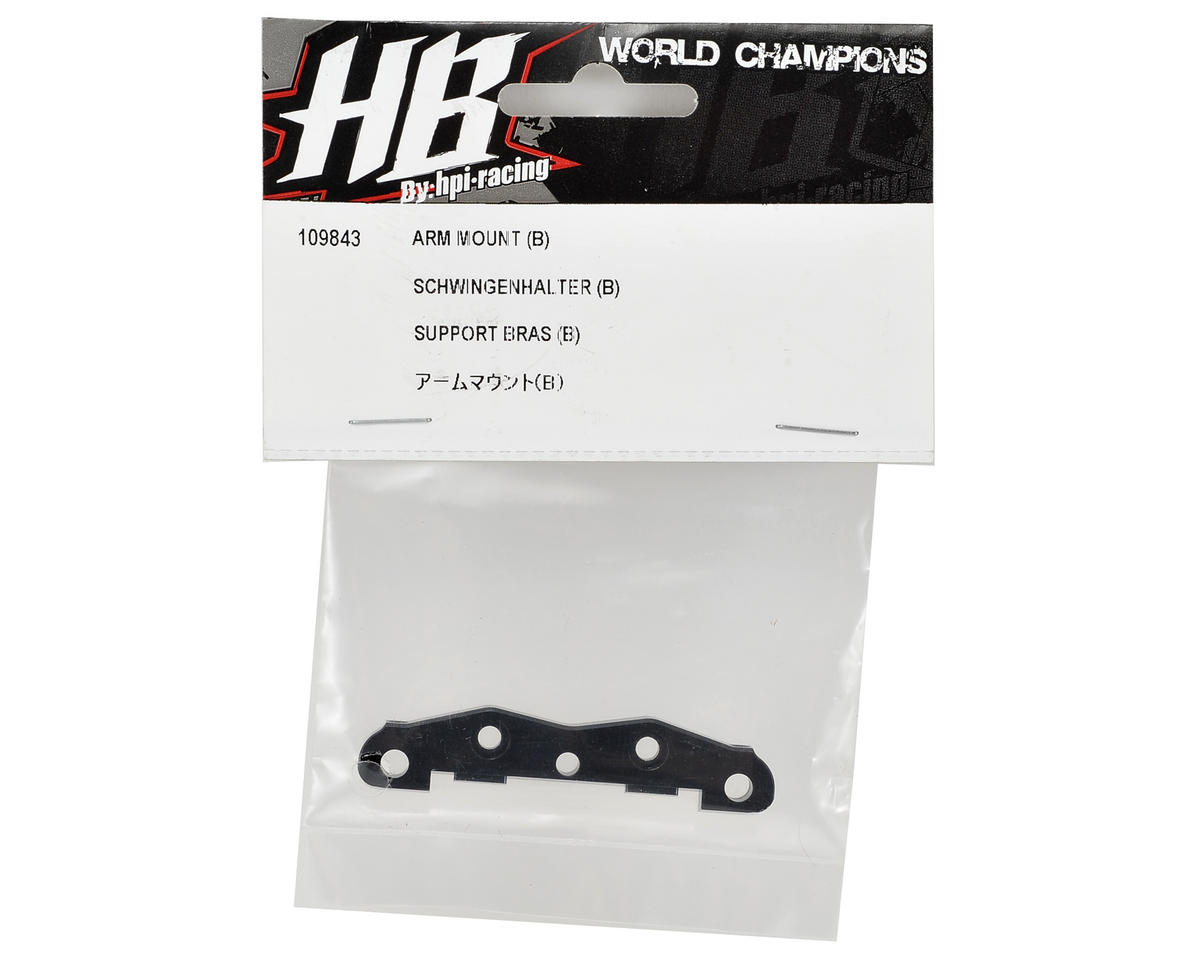 HB Racing Front Arm Mount (B) [HBS109843] - AMain Hobbies