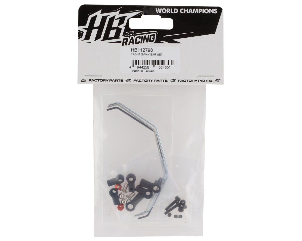 HB Racing D4 Evo3 Front Sway Bar Set [HBS112798] - AMain Hobbies