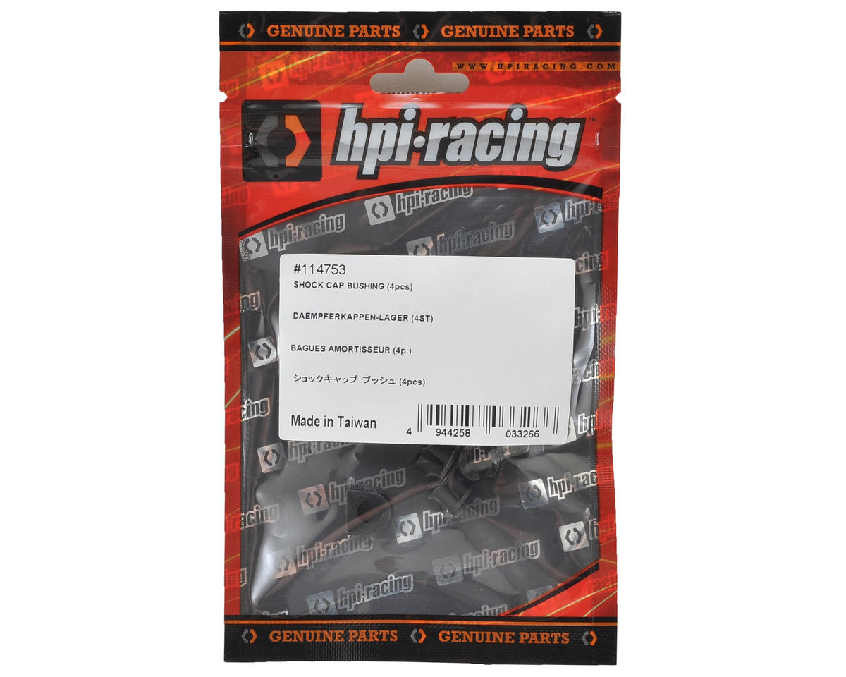 HB Racing Shock Cap Bushing (4) [HBS114753] AMain Hobbies