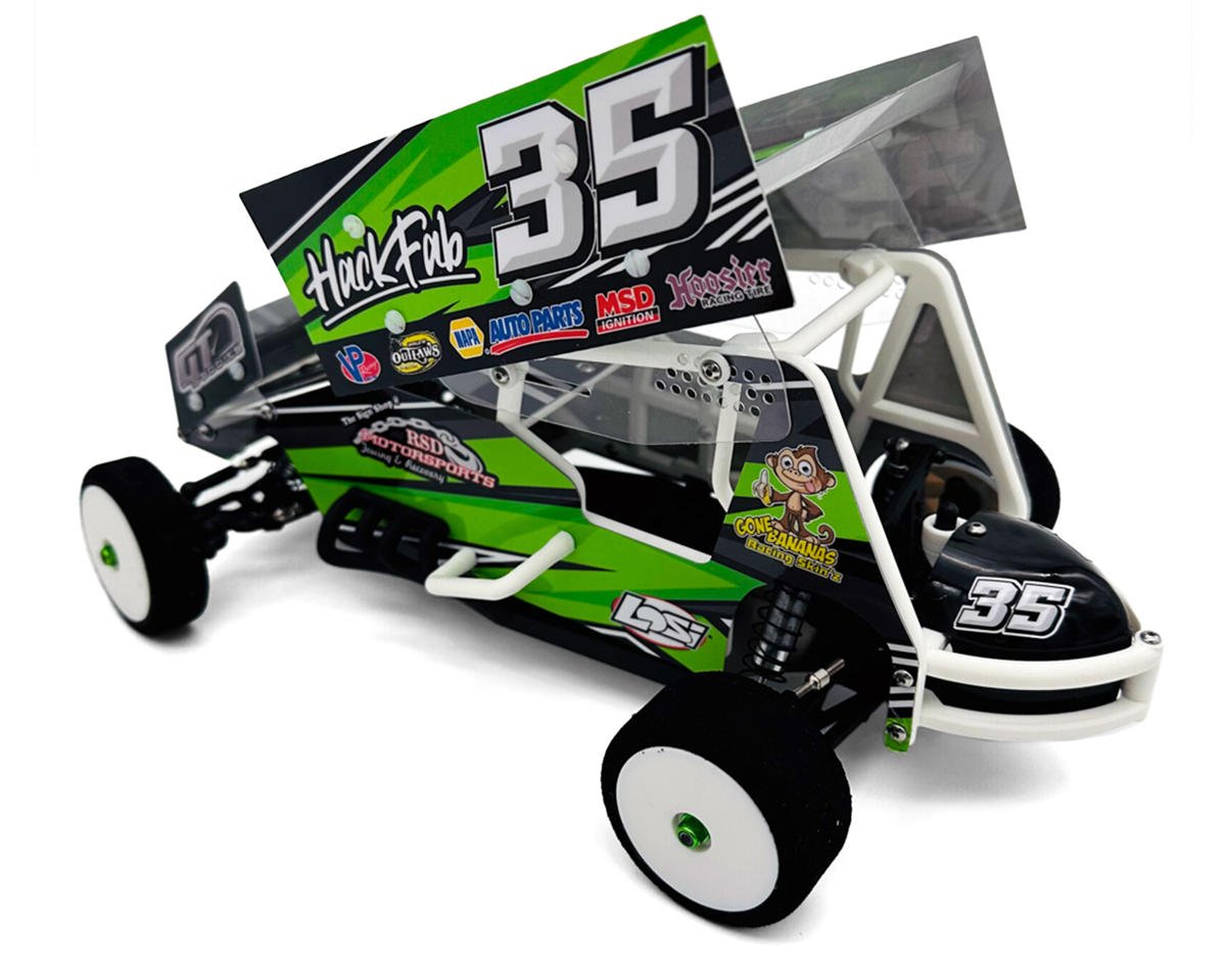 HackFab Losi Mini-B Bolt-On Sprint Car Lexan Body Kit (Clear) [HFB02045 ...