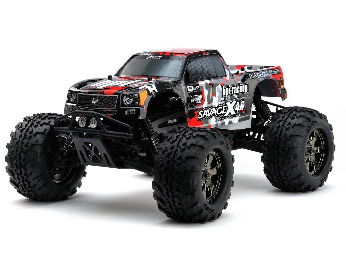 HPI Savage X 4.6 GT-6 4WD 1/8 RTR Nitro Monster Truck [HPI160100] - AMain  Hobbies