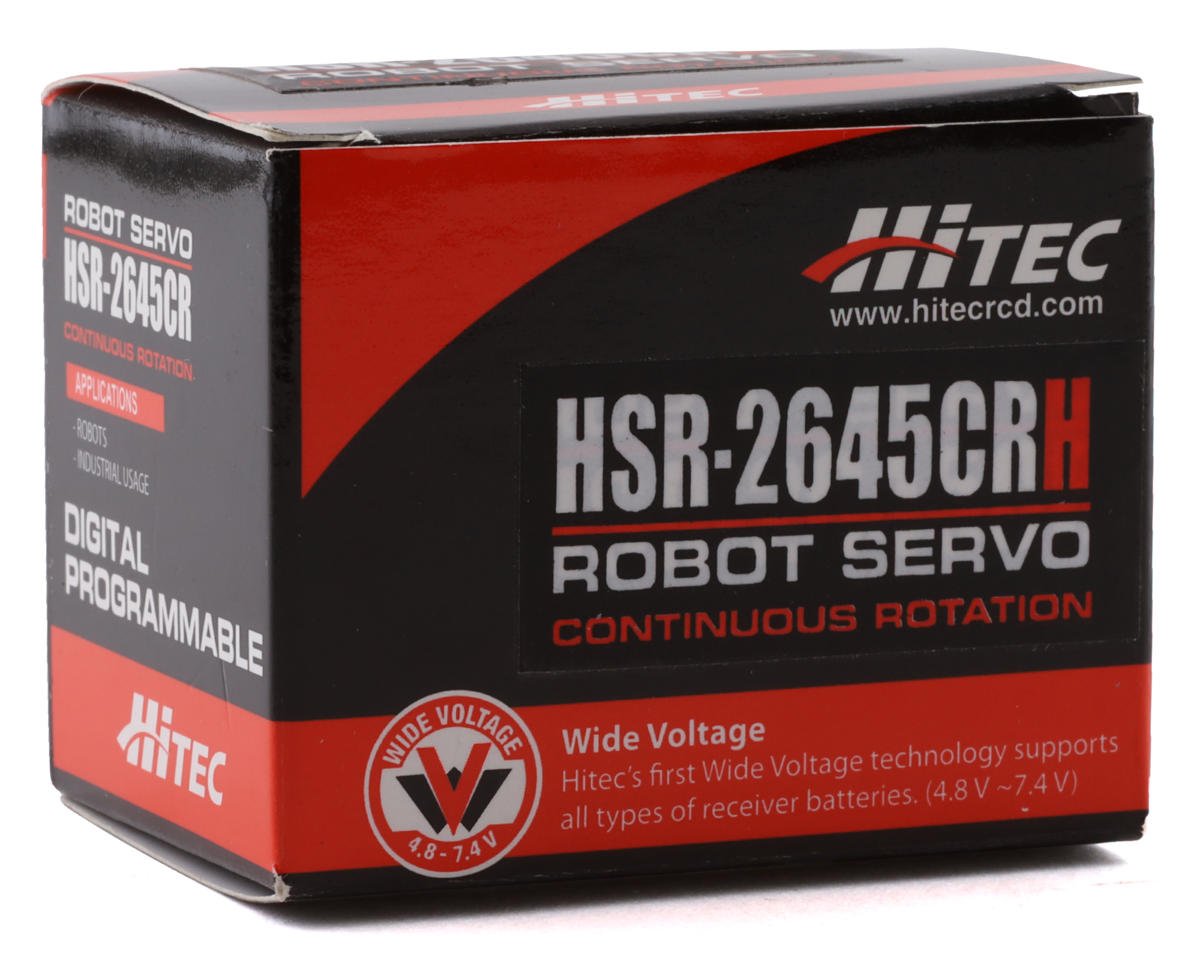 Hitec HSR-2645CR Wide Volt Digital Continuous Rotation