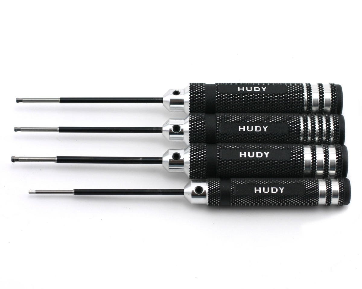 Hudy Metric/Standard Ball Hex Driver Set (4) [HUD190130]