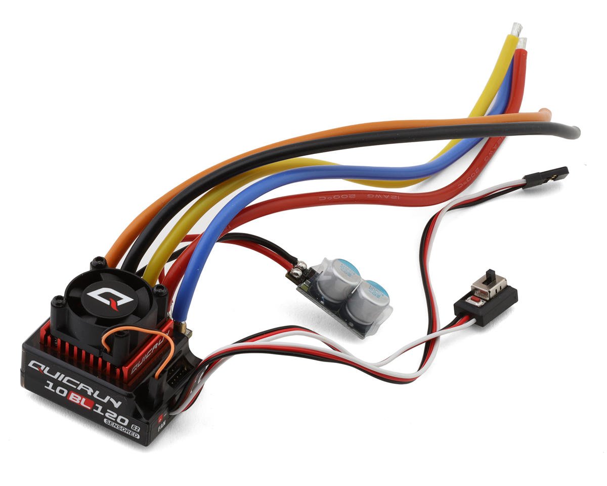 Hobbywing QuicRun 10BL120 G2 120A 1/10 Sensored Brushless ESC [HWA30125002]