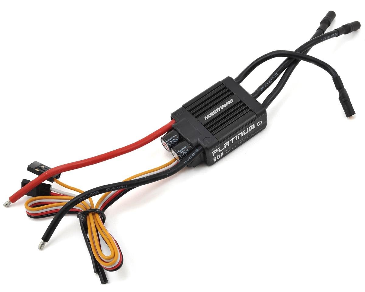 Hobbywing Platinum 60A V4 60 Amp ESC [HWA30215100]