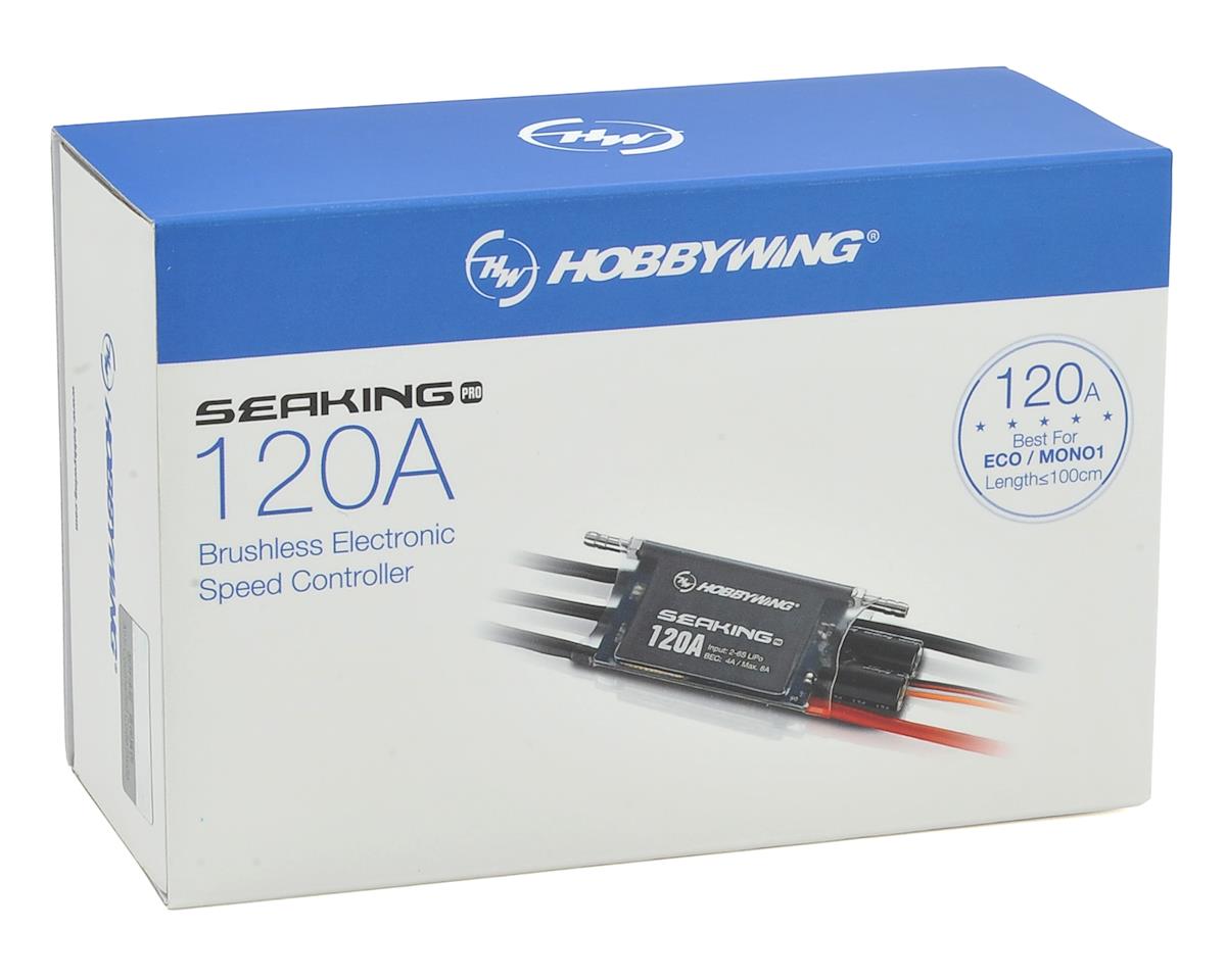 Hobbywing Seaking Pro 120a Brushless Marine Esc Hwa30302361 Amain Hobbies 4107