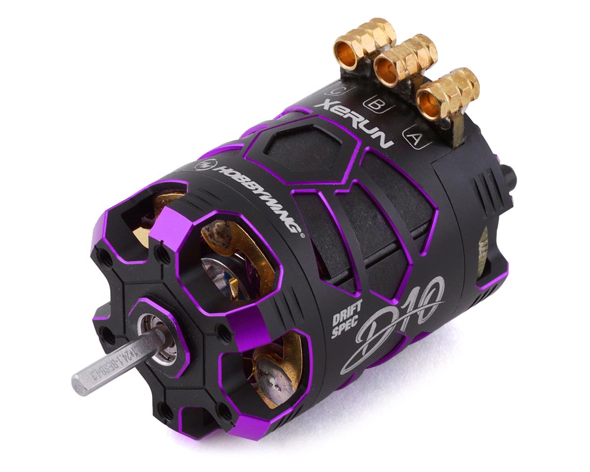 Hobbywing Xerun D10 Drift Brushless Motor (13.5T) (Purple) [HWA30401139]