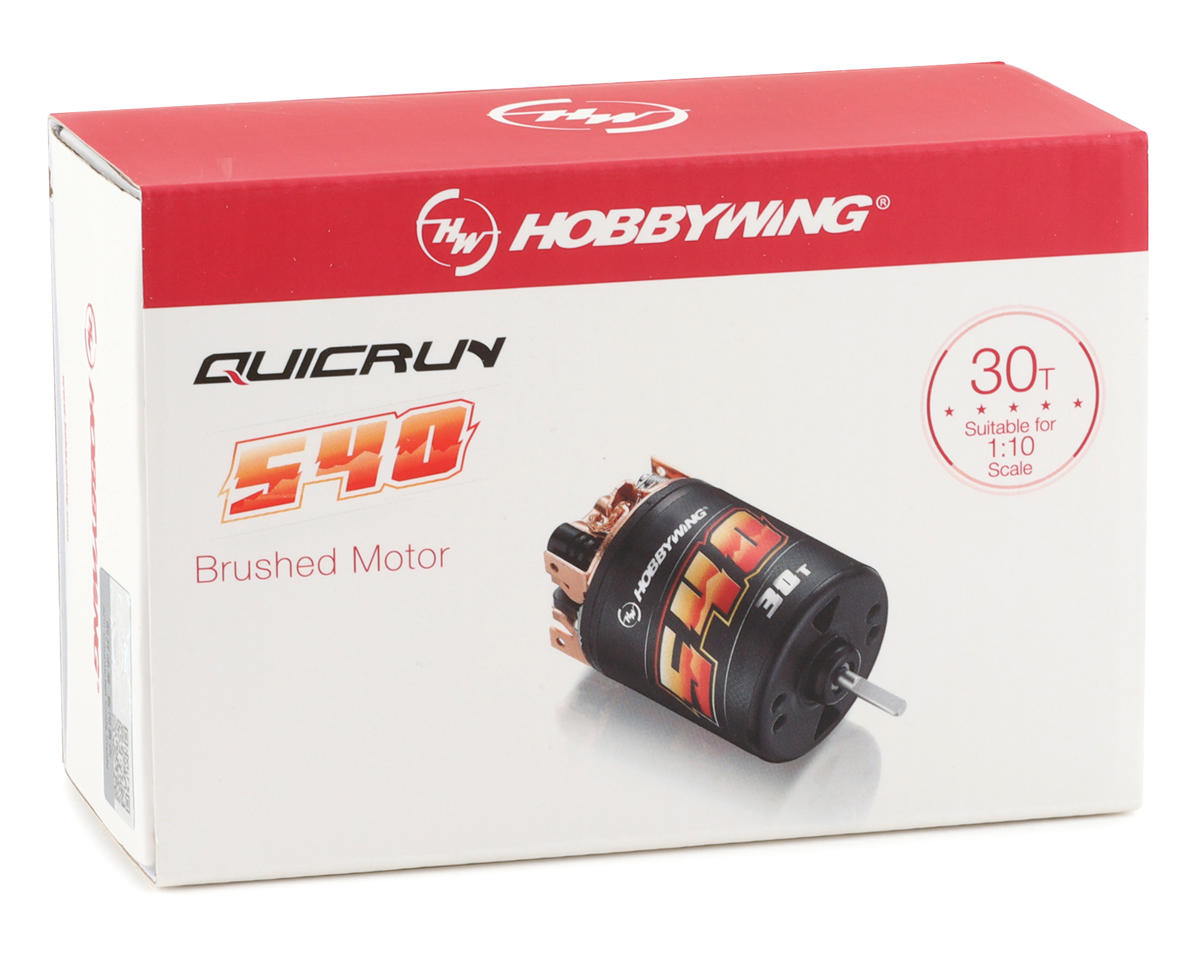 Hobbywing Quicrun Brushed 540 Motor (30T) [HWA30404313] - AMain Hobbies