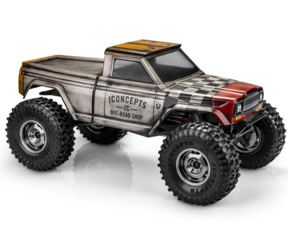 JConcepts JCI Warlord Pre-Trimmed 1/10 Tucked Rock Crawler Body (Clear) (12.3inch)