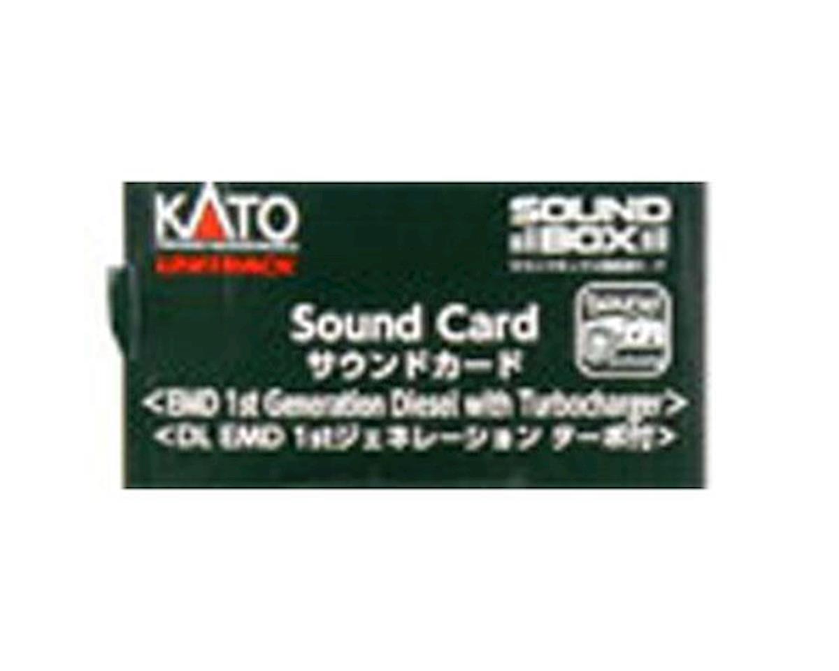 KATO Soundbox Sound Card EMD 1st Generation Diesel W/ Turbocharger Kat222031 for sale online 