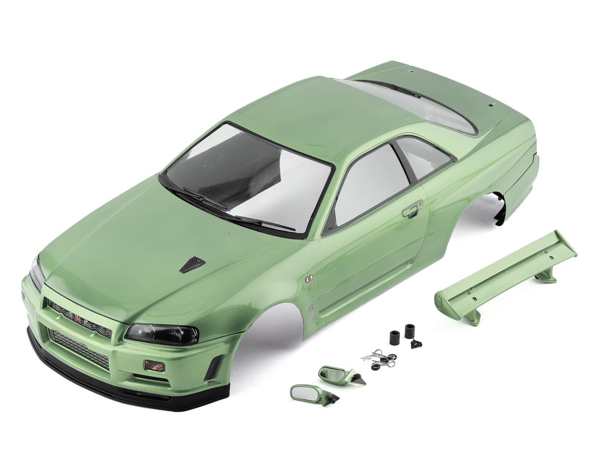 Killerbody Nissan Skyline R34 Pre-Painted 1/10 Touring Car Body (Champaign Green) KLR-48646