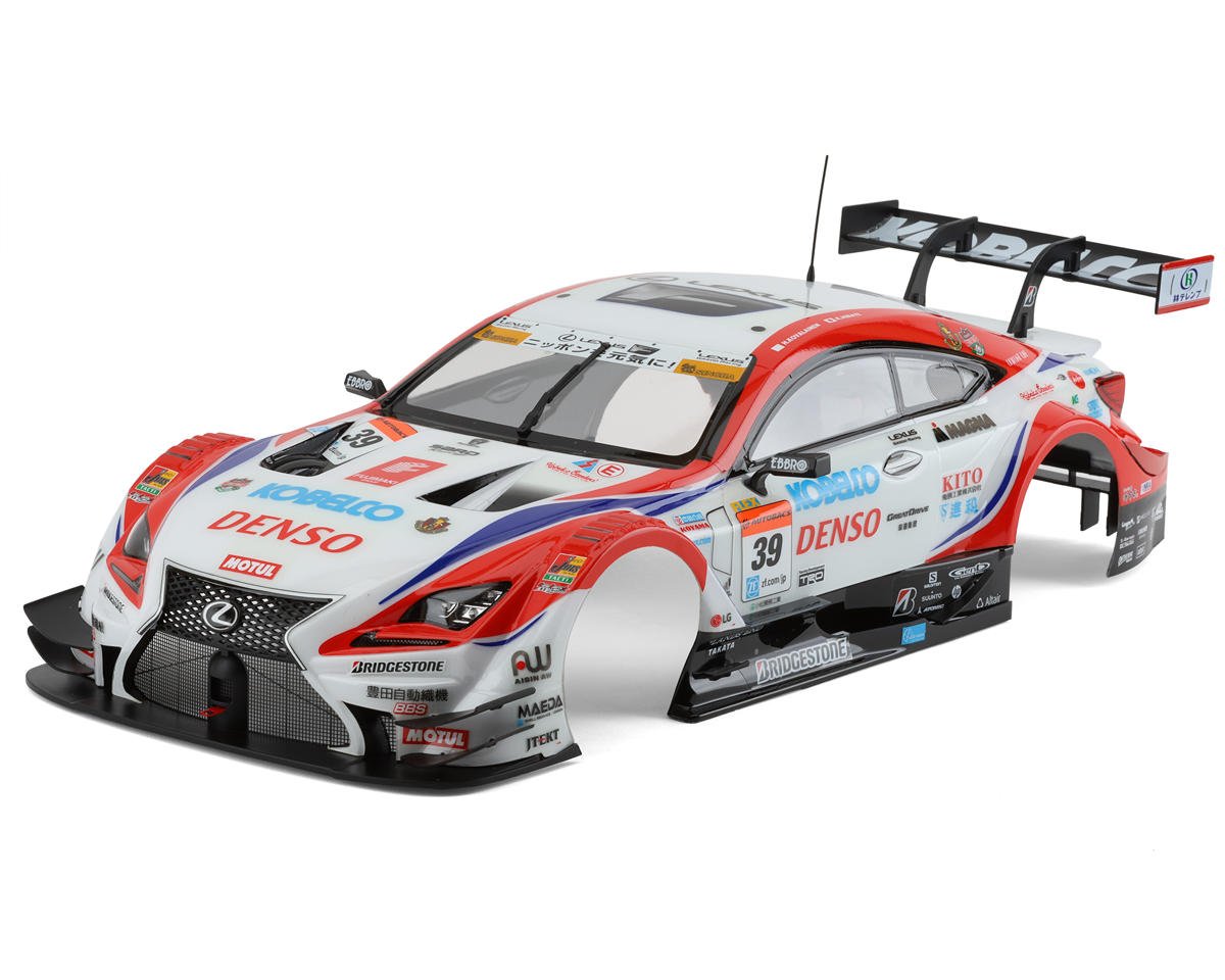 Killerbody Denso Kobelco Sard RC F Pre-Painted 1/10 Touring Car Body  (White/Red) [KLR-48660]