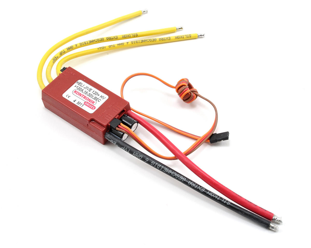 Kontronik Heli Jive 120+ HV Brushless ESC (V13) [KONHELIJIVE120HV]