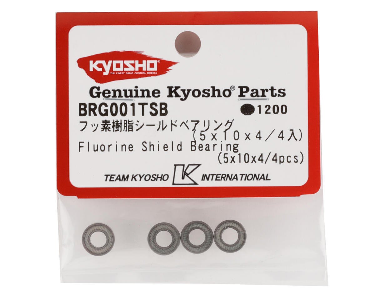 Kyosho 5x10x4mm Teflon Shield Bearing (4) [KYOBRG001TSB] - AMain Hobbies