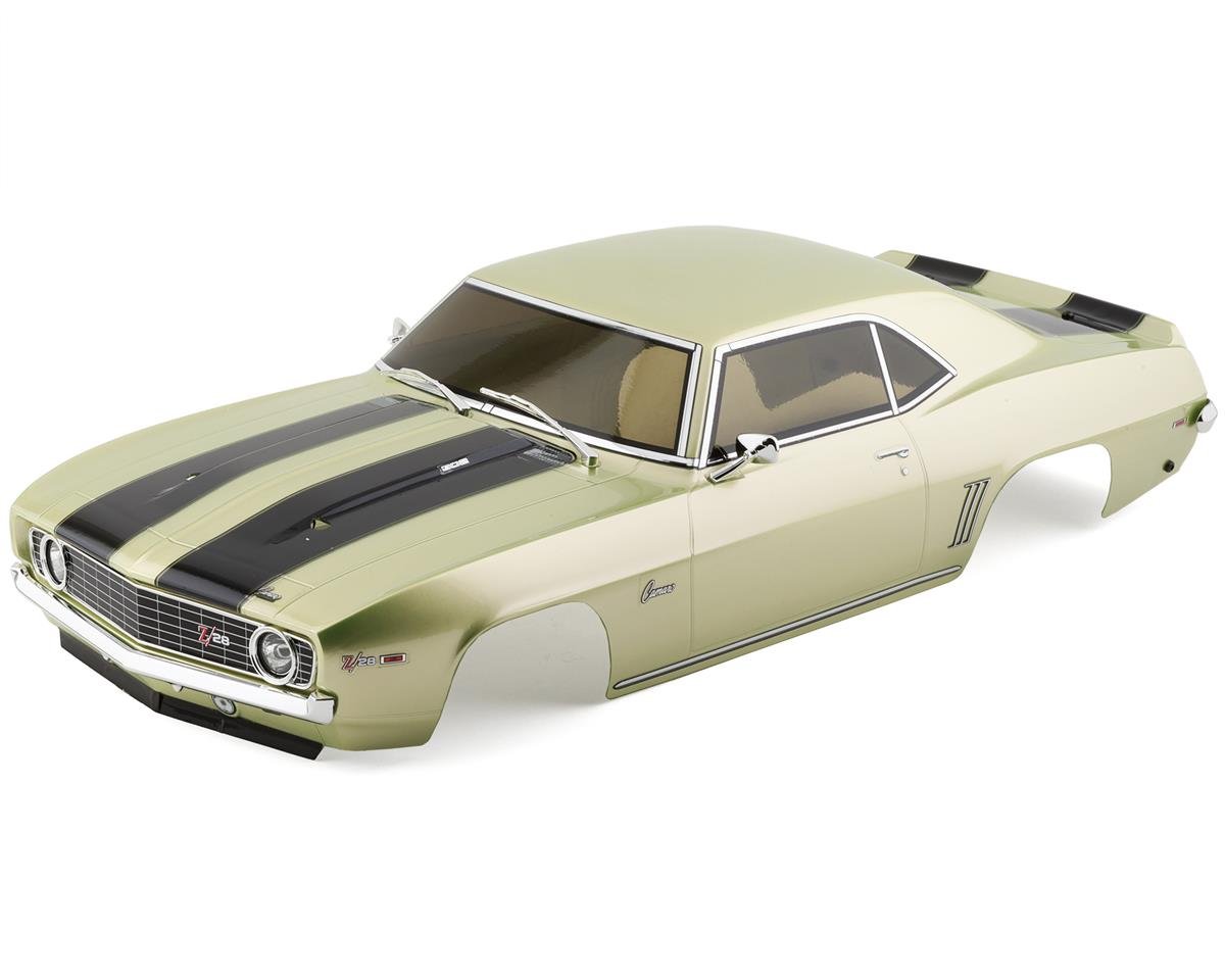 Kyosho 200mm 1969 Chevy Camaro Z/28 Pre-Painted Body Set (Green)  [KYOFAB704GN]