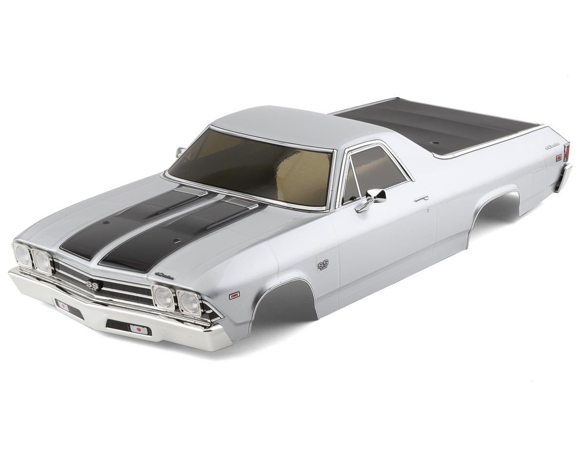 Kyosho 1969 Chevy El Camino SS 396 Pre-Painted Body (Cortez Silver)  [KYOFAB705SL]