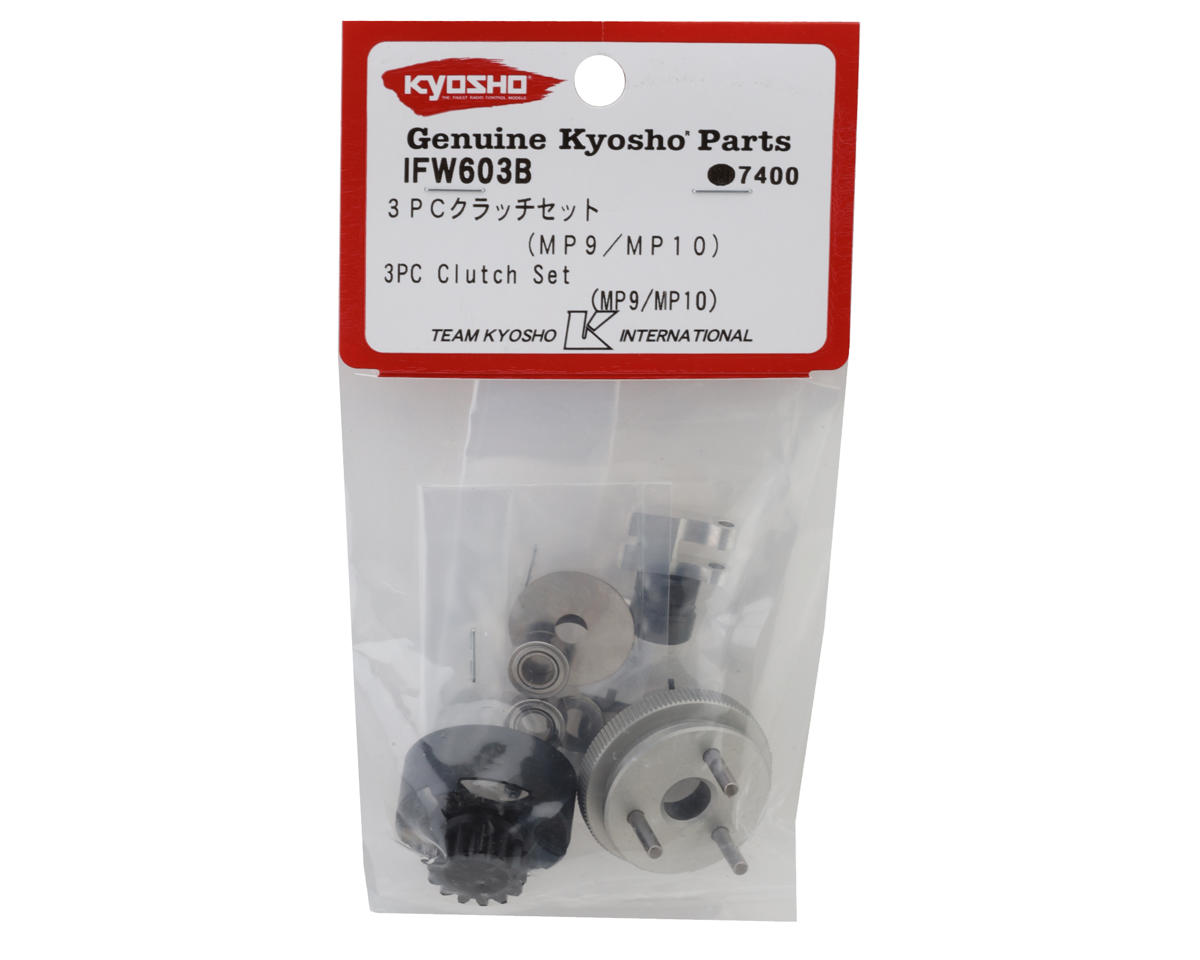 Kyosho 3Piece Clutch Set (MP9/MP10) [KYOIFW603B] AMain Hobbies