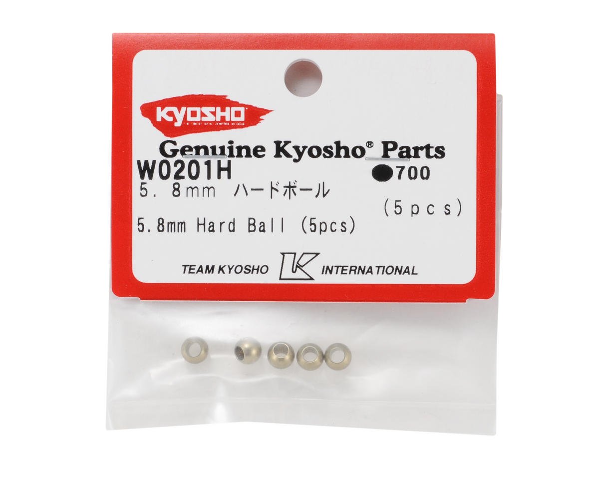 Kyosho 5.8mm Hard Anodized 7075 Lower Sway Bar Ball (5) [KYOW0201H ...