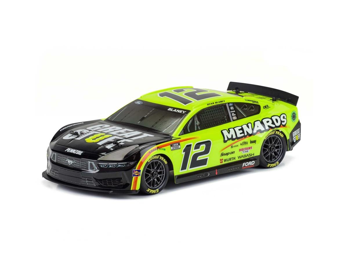 Losi 1/12 NASCAR AWD RTR Race Car w/Ryan Blaney #12 Menards 2024 Ford Mustang Body & 2.4GHz Radio