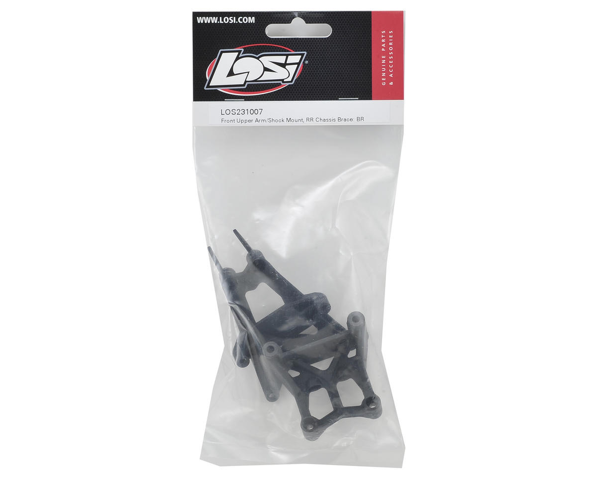 Losi Baja Rey Front Upper Arm/Shock Mount & Rear Chassis Brace ...