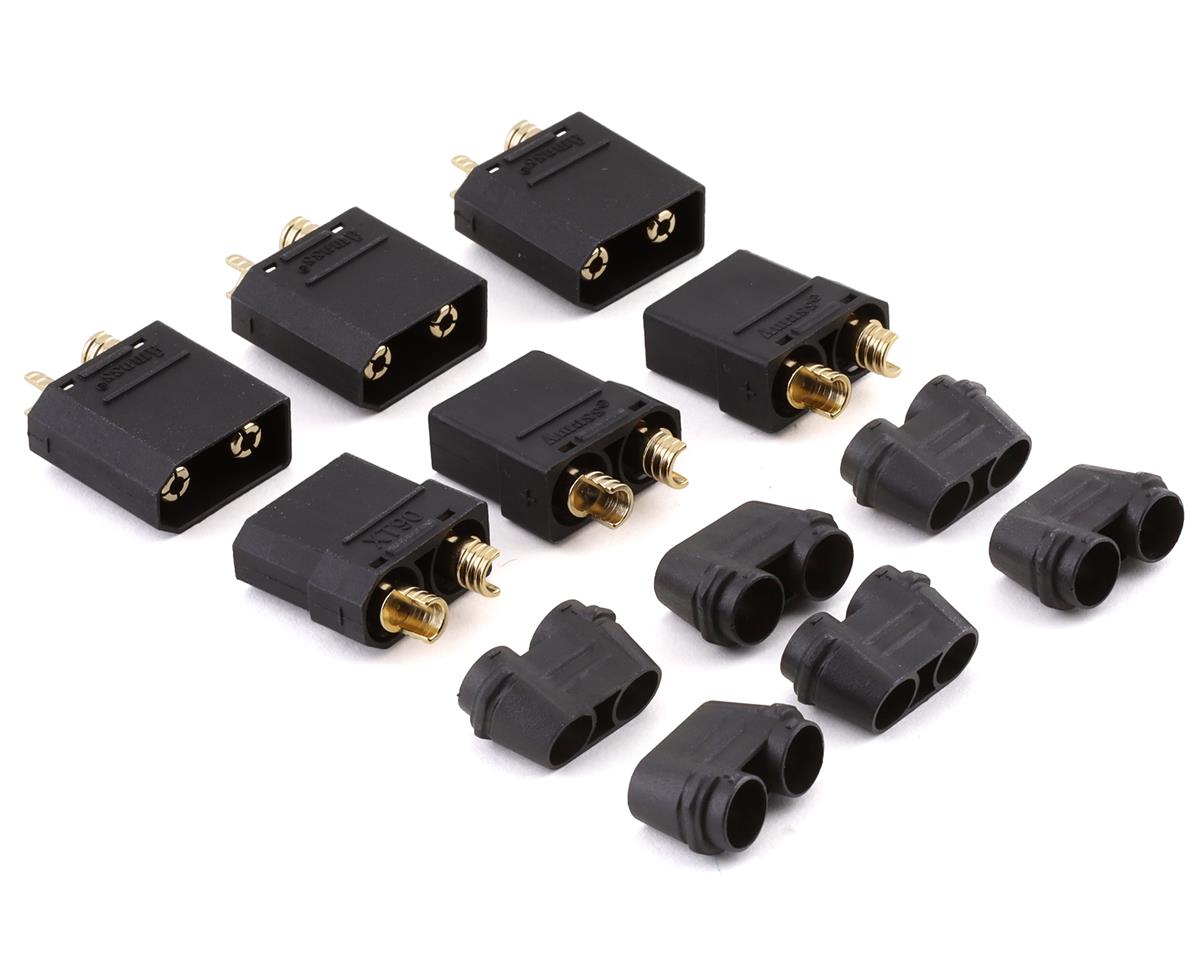 Maclan XT90 Connectors (3 Female/3 Male) (Black) [MCL4269] - AMain Hobbies