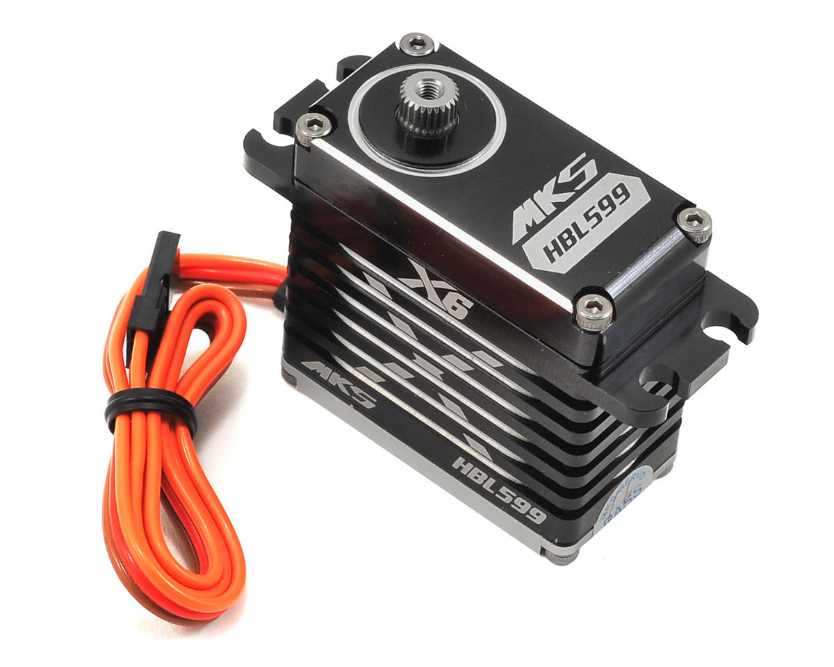 MKS Servos X6 HBL599 Brushless Titanium Gear High Torque Digital Servo ...