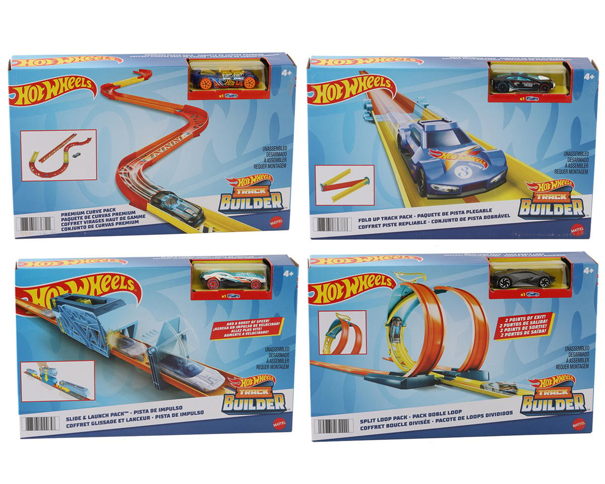 Mattel Hot Wheels Track Builder Pack Assortment 4 MTTGLC87 BOX AMain Hobbies