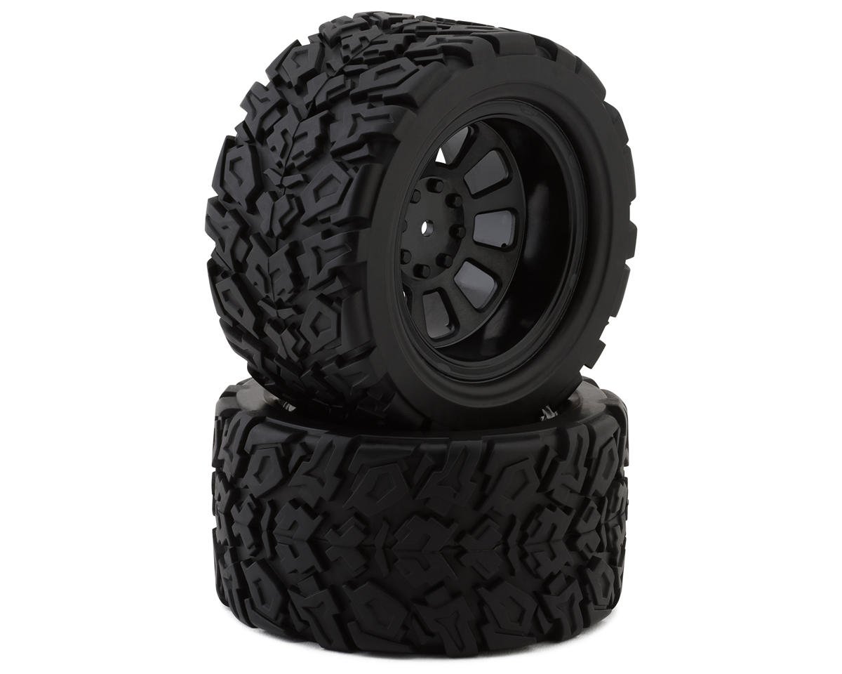 Maverick Phantom XT Front & Rear Pre-Mounted Monster Truck Tires (2 ...