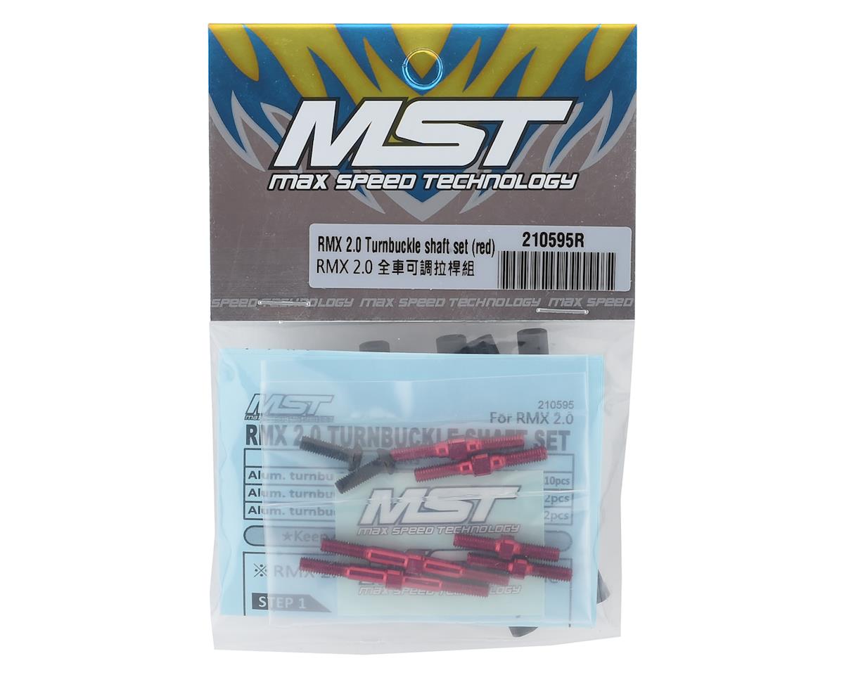 MST RMX 2.0 Aluminum Turnbuckle Shaft Set MXS-210595R