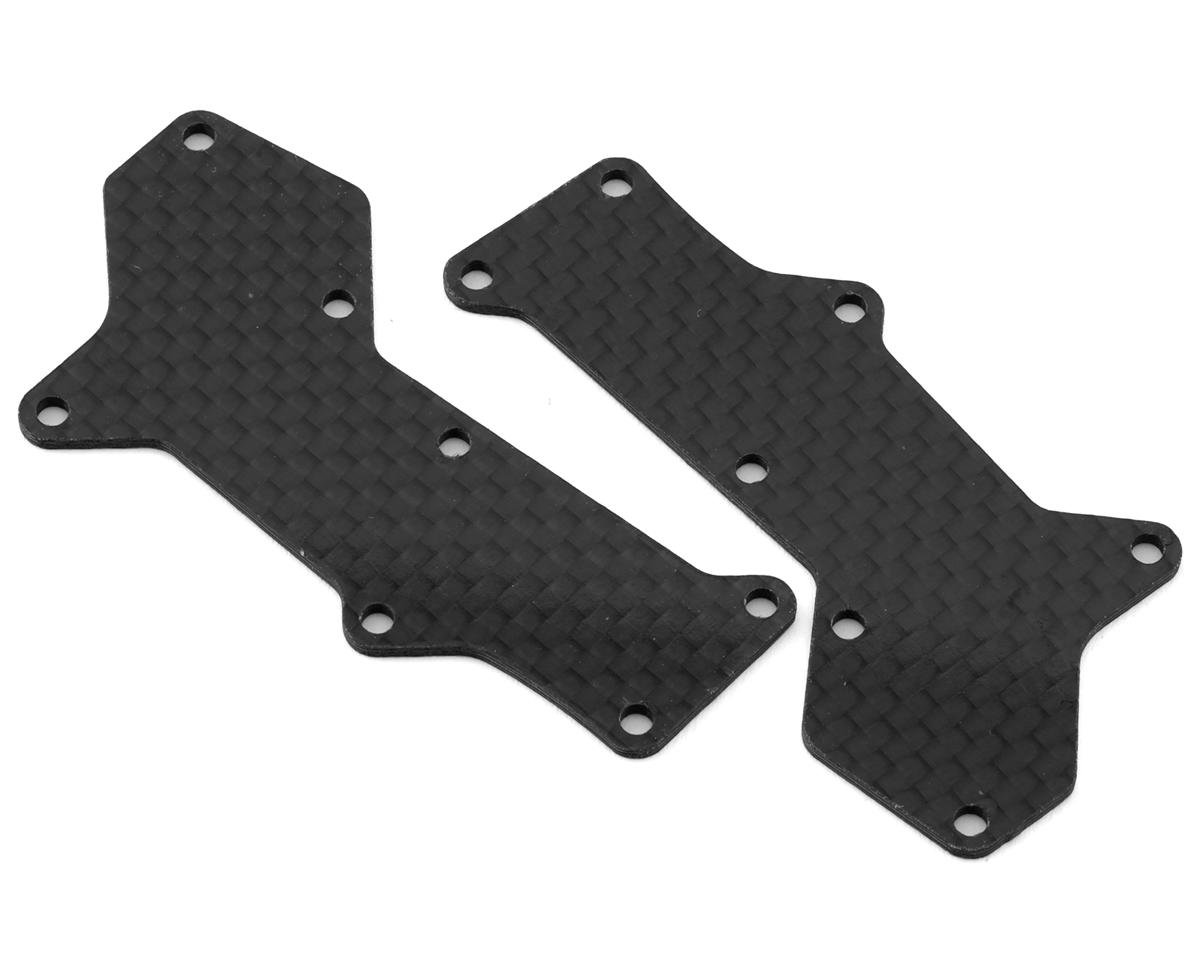 Position 1 RC D8 World Spec Carbon Fiber Front Arm Inserts (2) (1.5mm ...